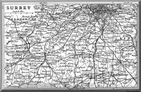 Map of Surrey 1906