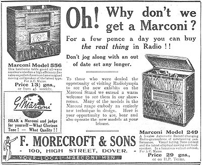 Radio Advert 1936