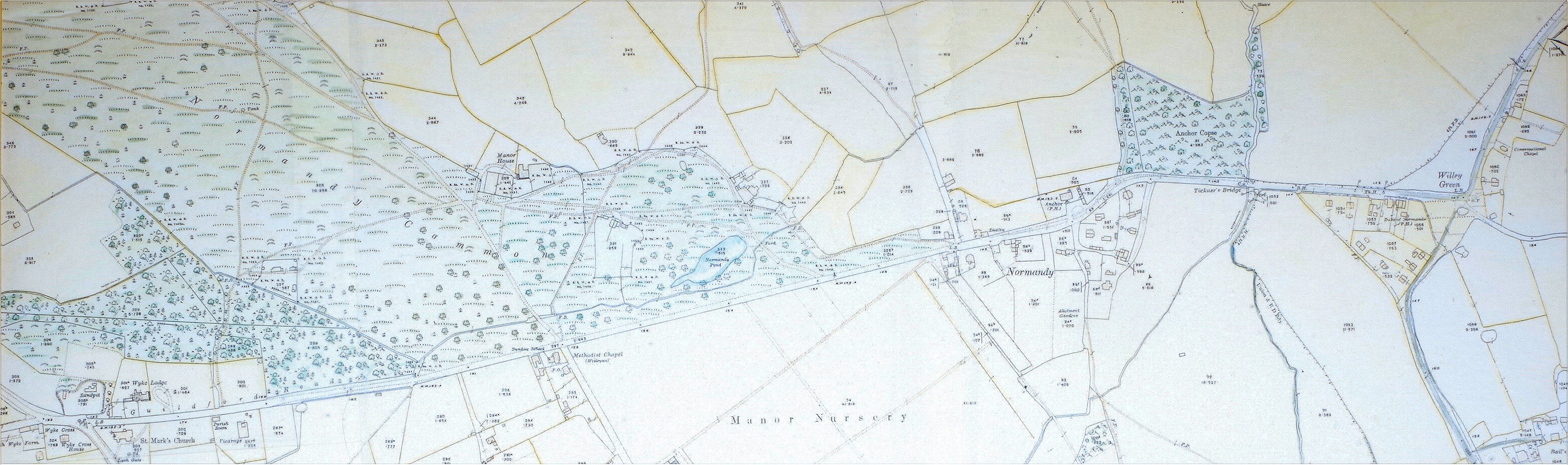 Map of Normandy 1916