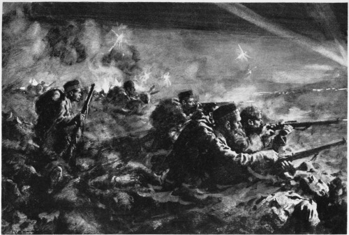 Image unavailable: [To face p. 2.


“WE WERE HELPED BY THE GERMANS THROWING SEARCHLIGHTS ON US” (p. 10).