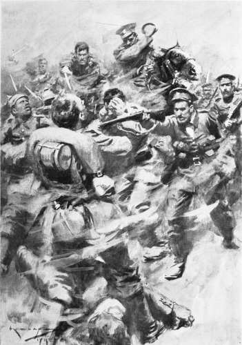 Image unavailable: [To face p. 254.


“CAVALRY AND GUARDS GOT IN AMONGST THE GERMANS AND FAIRLY SCATTERED
THEM” (p. 246).