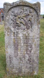Gravestone at Thursley churchyard