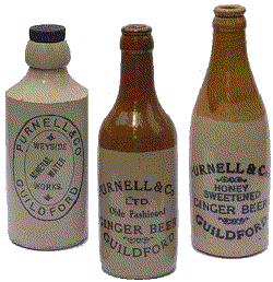 Stoneware Beer Bottles