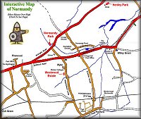 Interactive Map Estate Houses in Normandy