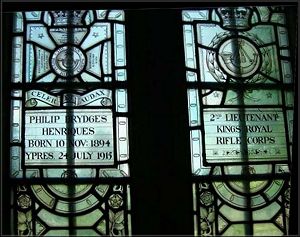 Henriques Memorial window
