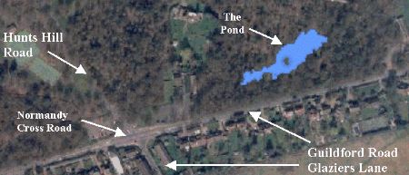 Aerial Photo of Normandy and the Pond