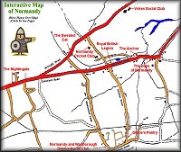 Interactive Map of Pubs & clubs in Normandy