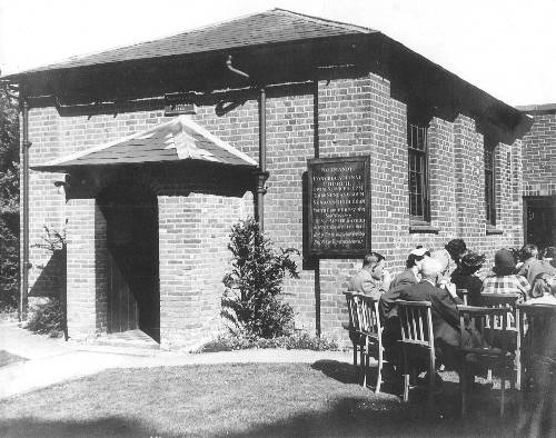 A tea party at the Chapel in 1953